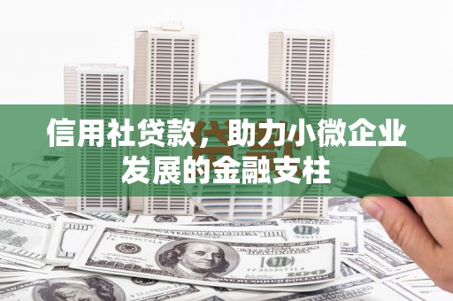 梅山信用社贷款，助力小微企业发展的金融支柱