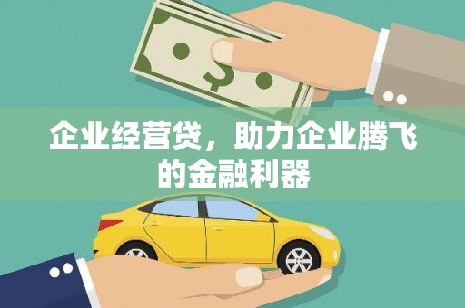 梅山企业经营贷，助力企业腾飞的金融利器