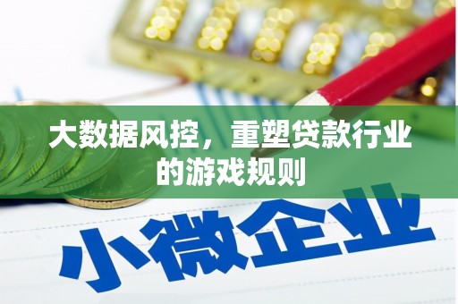 梅山大数据风控，重塑贷款行业的游戏规则