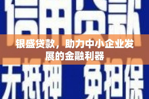 梅山银盛贷款，助力中小企业发展的金融利器