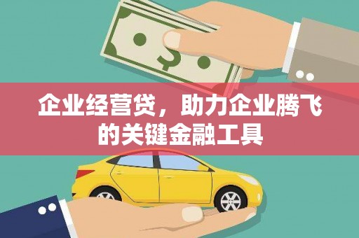 梅山企业经营贷，助力企业腾飞的关键金融工具