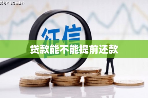 梅山贷款能不能提前还款