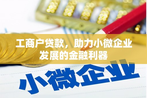 梅山工商户贷款，助力小微企业发展的金融利器
