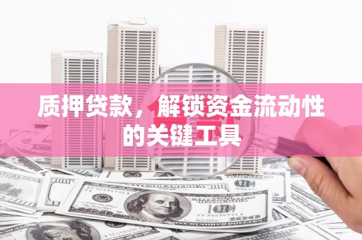 梅山质押贷款，解锁资金流动性的关键工具