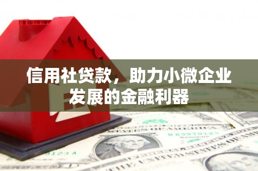 梅山信用社贷款，助力小微企业发展的金融利器