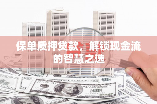 梅山保单质押贷款，解锁现金流的智慧之选